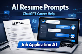create chatgpt prompts for resume writing and job applications