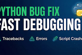fix your python errors, bugs, and broken scripts fast
