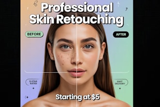do skin retouch photo retouching