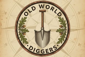 design a strong and professional shovel logo