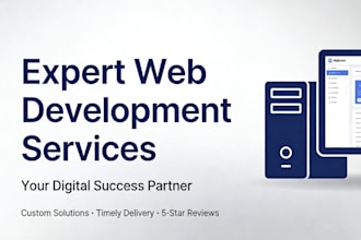develop any kind of website