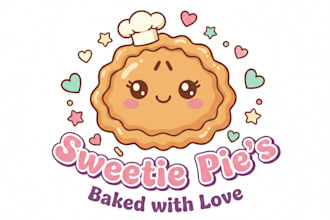 design a cute and adorable kawaii logo