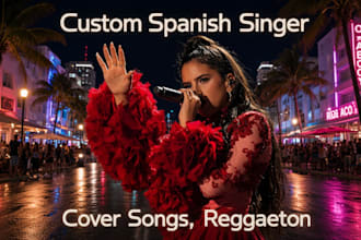 be your urban female spanish singer reggaeton flamenco acapela vocal cover songs