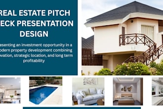 design property investment pitch deck commercial deck real estate pitch deck