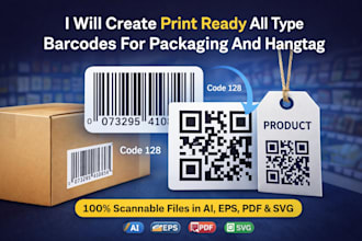 create high quality print ready barcodes for your packaging