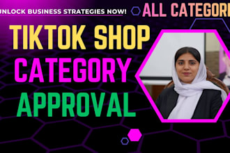 assist tiktok shop category approval for any restricted product fast