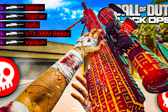 design you a professional cod thumbnail