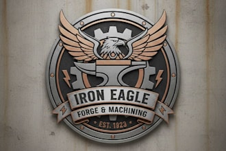 design a bold and professional industrial logo