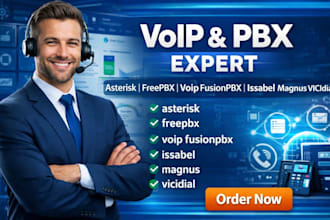 setup configure asterisks freepbx, voip fusionpbx, issabel magnus vicidial fix