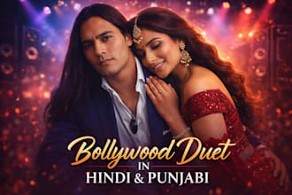 be male and female duet punjabi hindi singer songwriter for custom song cover