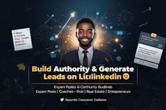 create 5 professional linkedln post and carousels to grow your network