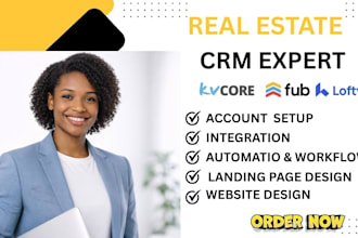 setup and manage real estate crm lofty kvcore follow up boss idx website
