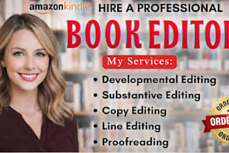 provide professional developmental editing, and manuscript critique