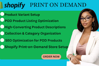 setup shopify print on demand, shopify store print on demand