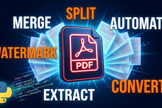 build a bulk PDF parsing and processing automation in python