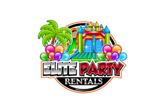 create graceful and fantastic bounc house logo design