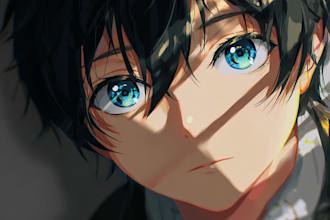 draw anime art for profile picture
