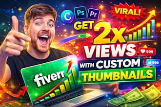 create simple youtube thumbnail for quick clicks