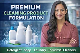 formulate industrial and household detergent and cleaning products