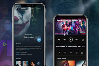 develop live streaming app, live streaming website, smart tv app, and iptv app