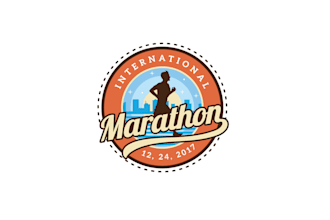 create wonderful and excellent marathon logo design