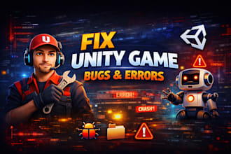 fix unity game bugs, errors, and issues