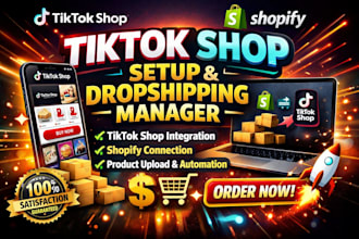 create tik tok shop setup tiktok dropshipping manager shopify integration