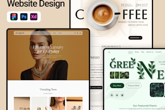 do custom ecommerce website UI UX design for shopify stores