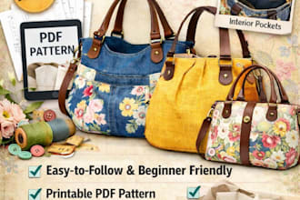do sewing bag pattern making for your project