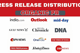 publish organic press release on premium indian publication and media coverage