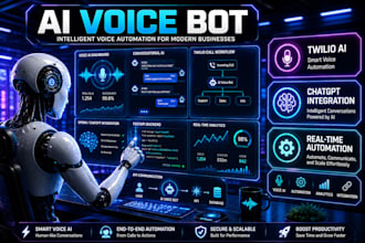 develop ai voice bot with twilio, openai, chatgpt, fastapi and retell ai