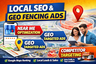 run converting geo fencing targeted ads campaign local SEO for local business