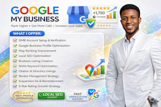 optimize google my business for local SEO gmb ranking and maps