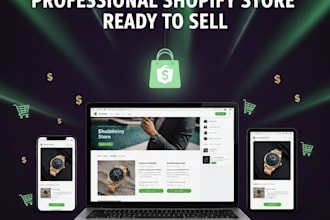 create shopify store or dropshipping store