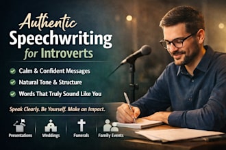 write a natural speech for introverts hating public speaking