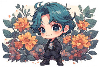 do my style chibi character avatar for you