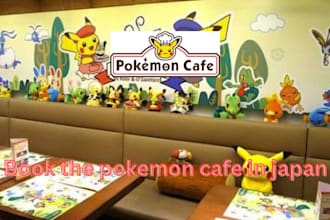 book a reservation for pokemon cafe in japan or osaka booking