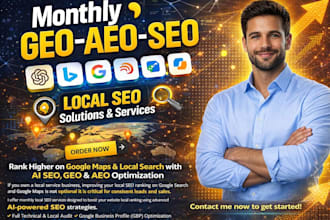 do monthly website local rank your local service business using ai SEO GEO aeo