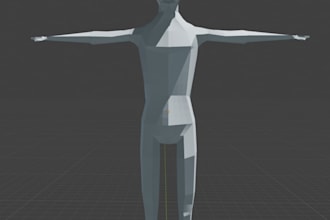 do 3d modeling , texturing , animations in blender and unity development