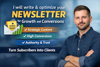 write and optimize your newsletter for growth and conversion