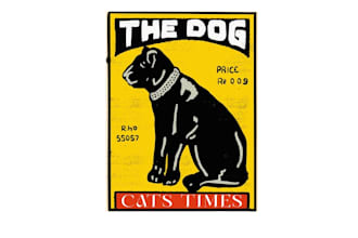 draw retro vintage logo label
