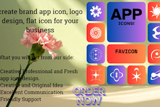 design app icon for android app and ios app