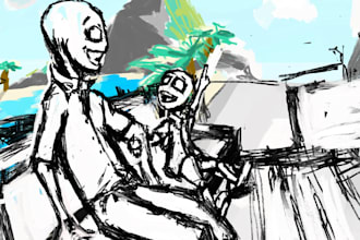 doodle something unnecessarily silly