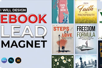 design professional ebooks lead magnets PDF layouts