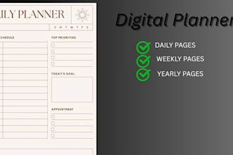 design custom daily planner