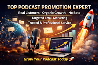 do promote your podcast with real audience and organic growth