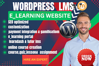 create tutor lms, learndash, wordpress lms, elearning website
