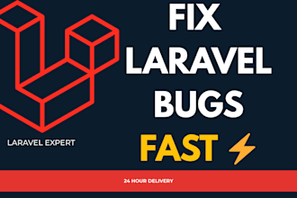 build custom laravel website or fix laravel bugs fast