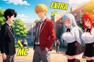 create completely custom manhwa recap and anime thumbnails
