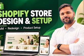 a professional shopify store with full ecommerce setup